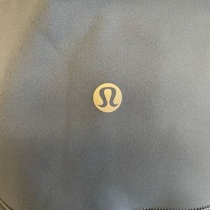 Blue/Gray lululemon mid rise crop leggings, size 10